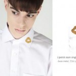 Yunju Lee jewelry lipstick collar brooch