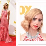Zoe Kazan 2015 Emmy Awards Red Carpet hairstyle